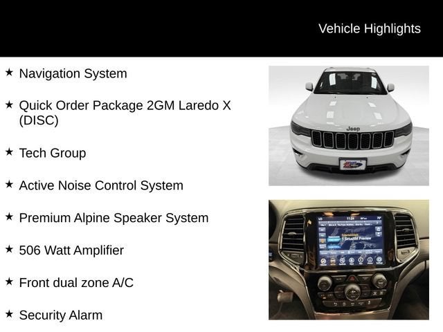2022 Jeep Grand Cherokee WK Laredo X 4x4