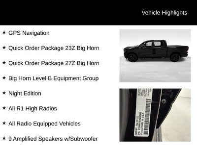2024 RAM 1500 Big Horn Crew Cab 4x4 5'7" Box