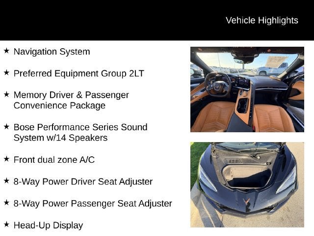 2022 Chevrolet Corvette Stingray 2LT