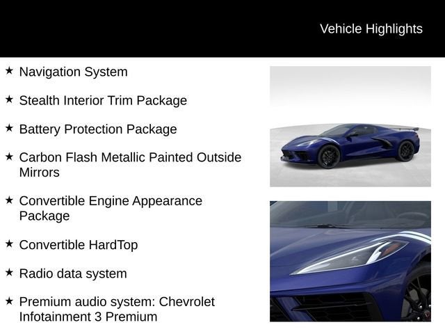 2026 Chevrolet Corvette Stingray 2LT