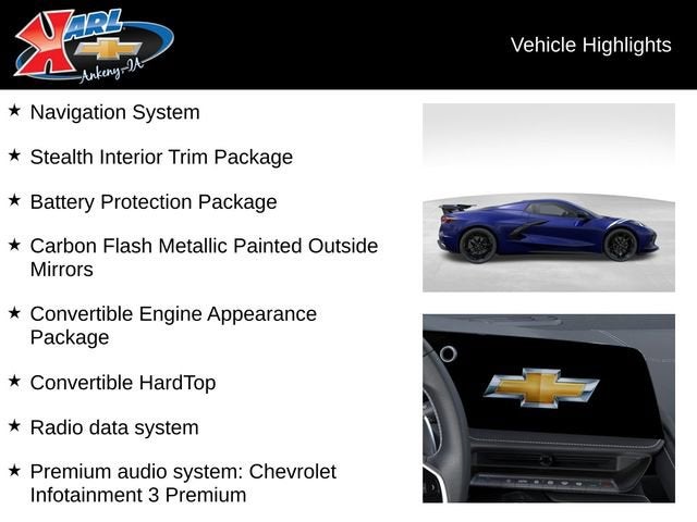 2026 Chevrolet Corvette Stingray 2LT