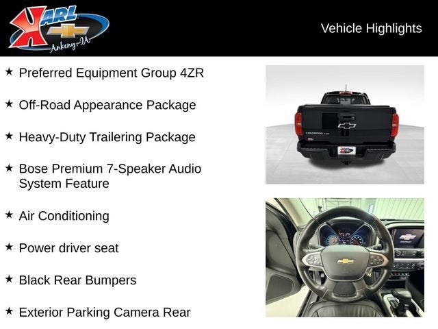 2019 Chevrolet Colorado 4WD ZR2
