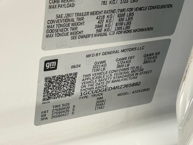 2024 Chevrolet Silverado 1500 LTZ