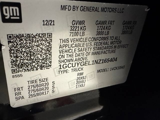 2022 Chevrolet Silverado 1500 LTD LTZ