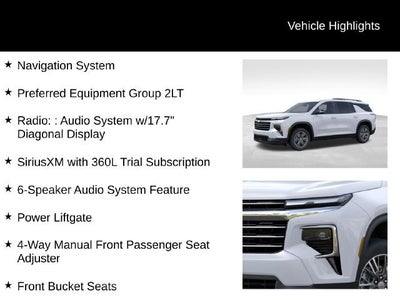2027 Chevrolet Traverse LT