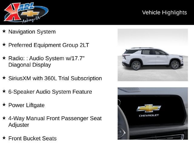 2027 Chevrolet Traverse LT