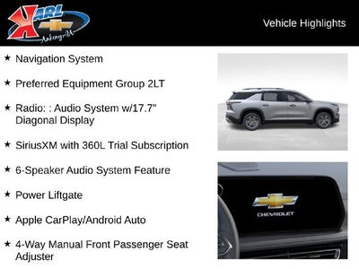 2027 Chevrolet Traverse LT