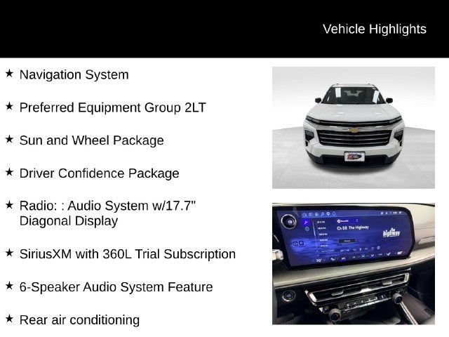 2025 Chevrolet Traverse LT