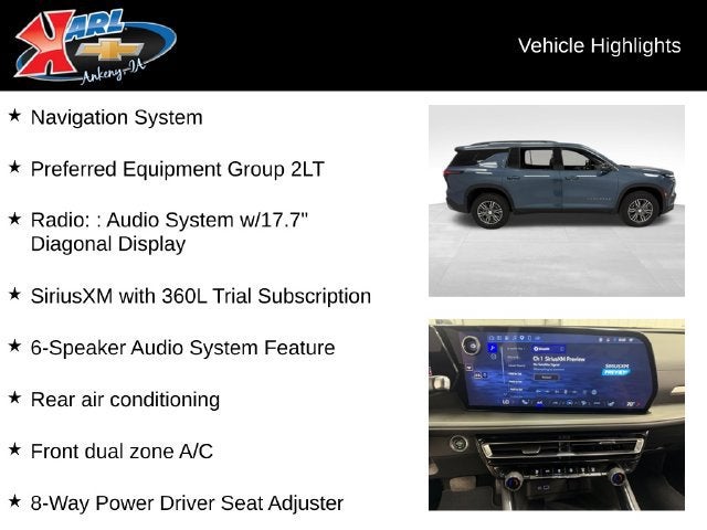 2025 Chevrolet Traverse LT