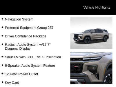 2027 Chevrolet Traverse Z71