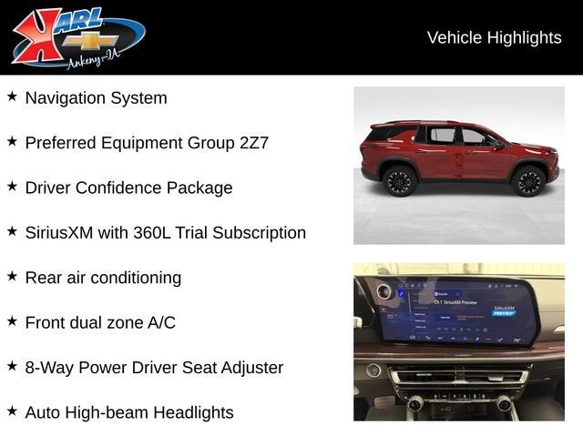 2025 Chevrolet Traverse Z71