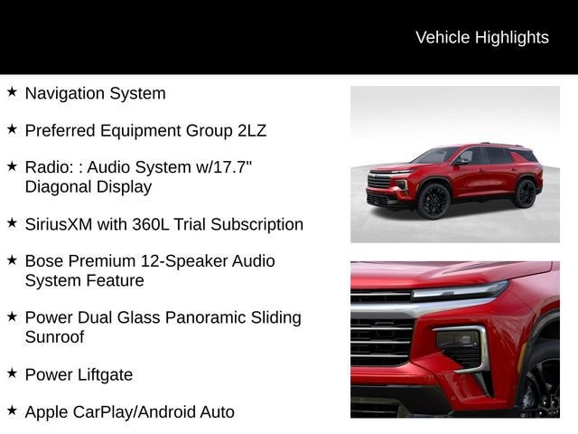 2026 Chevrolet Traverse High Country