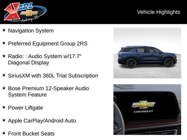 2027 Chevrolet Traverse RS