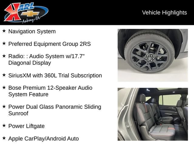 2026 Chevrolet Traverse RS