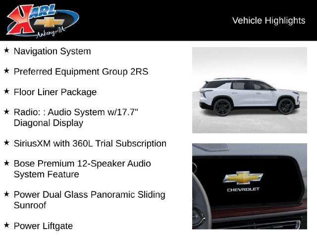 2027 Chevrolet Traverse RS