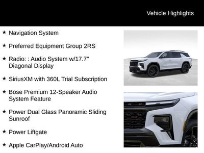 2026 Chevrolet Traverse RS