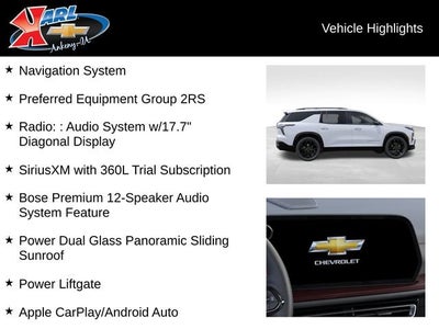 2026 Chevrolet Traverse RS