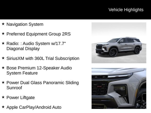 2026 Chevrolet Traverse RS