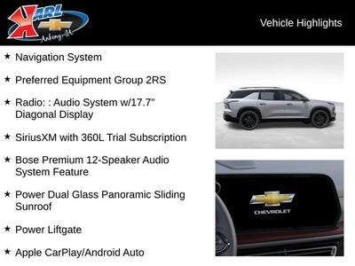 2026 Chevrolet Traverse RS