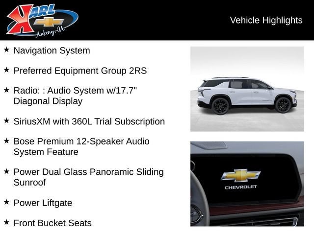 2027 Chevrolet Traverse RS