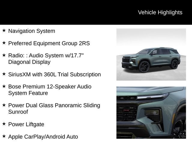 2027 Chevrolet Traverse RS