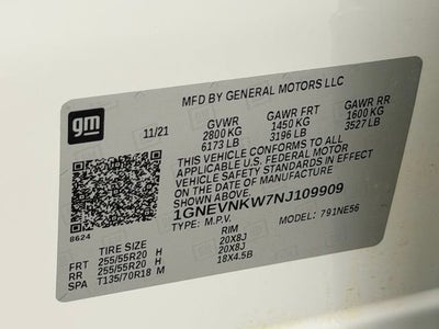 2022 Chevrolet Traverse High Country