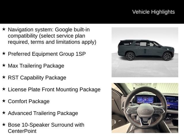 2025 Chevrolet Suburban RST