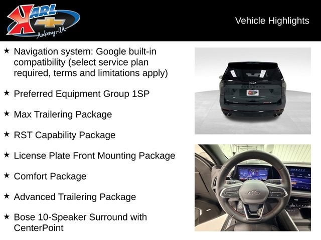 2025 Chevrolet Suburban RST