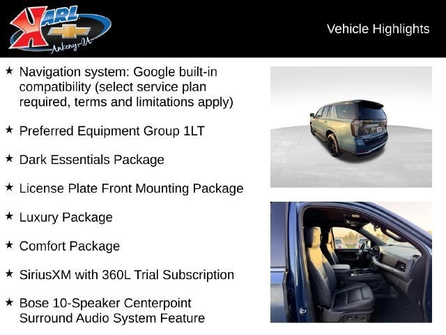 2025 Chevrolet Tahoe LT