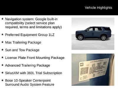 2025 Chevrolet Tahoe Premier