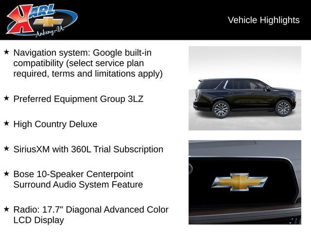 2026 Chevrolet Tahoe High Country