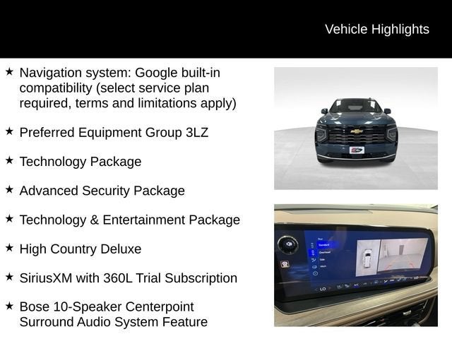 2026 Chevrolet Tahoe High Country
