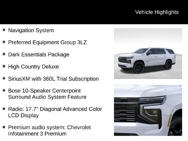 2027 Chevrolet Tahoe High Country