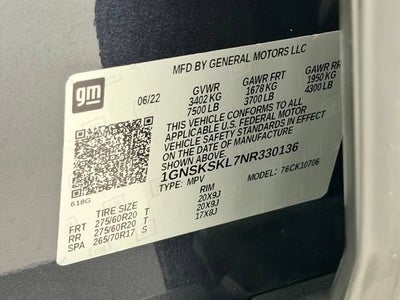 2022 Chevrolet Tahoe Premier