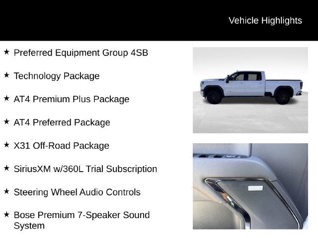 2025 GMC Sierra 2500 HD AT4