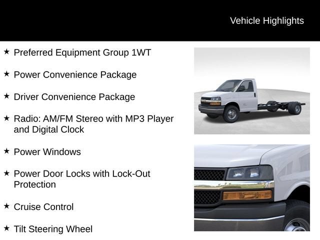 2026 Chevrolet Express Cutaway 3500 1WT