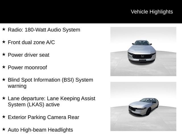 2025 Honda Accord Sedan SE