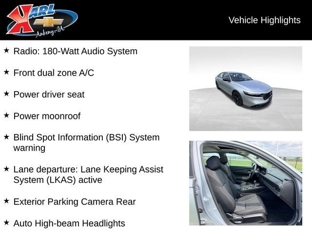 2025 Honda Accord Sedan SE