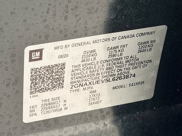2020 Chevrolet Equinox LT
