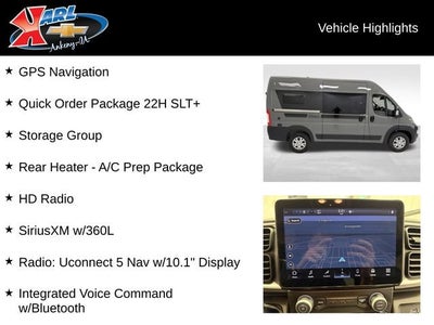 2025 RAM ProMaster Cargo Van SLT+