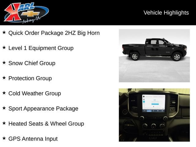 2023 RAM 2500 Big Horn Crew Cab 4x4 6'4" Box