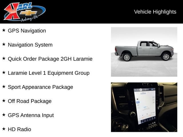 2024 RAM 2500 Laramie Crew Cab 4x4 6'4" Box