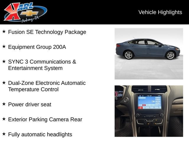 2018 Ford Fusion SE
