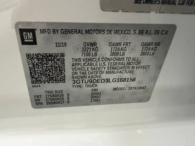 2020 GMC Sierra 1500 SLT