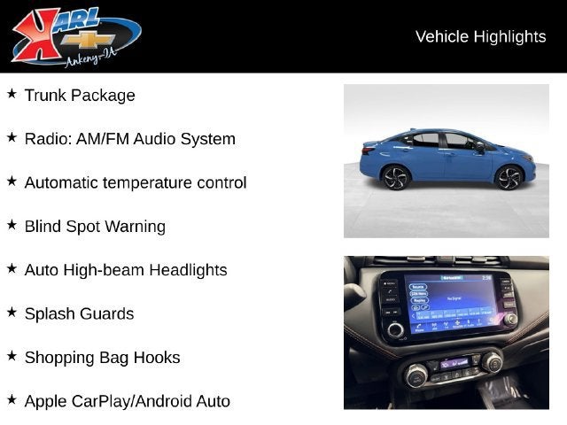 2025 Nissan Versa 1.6 SR