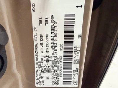 2025 Toyota Tundra 4WD TRD Pro Hybrid
