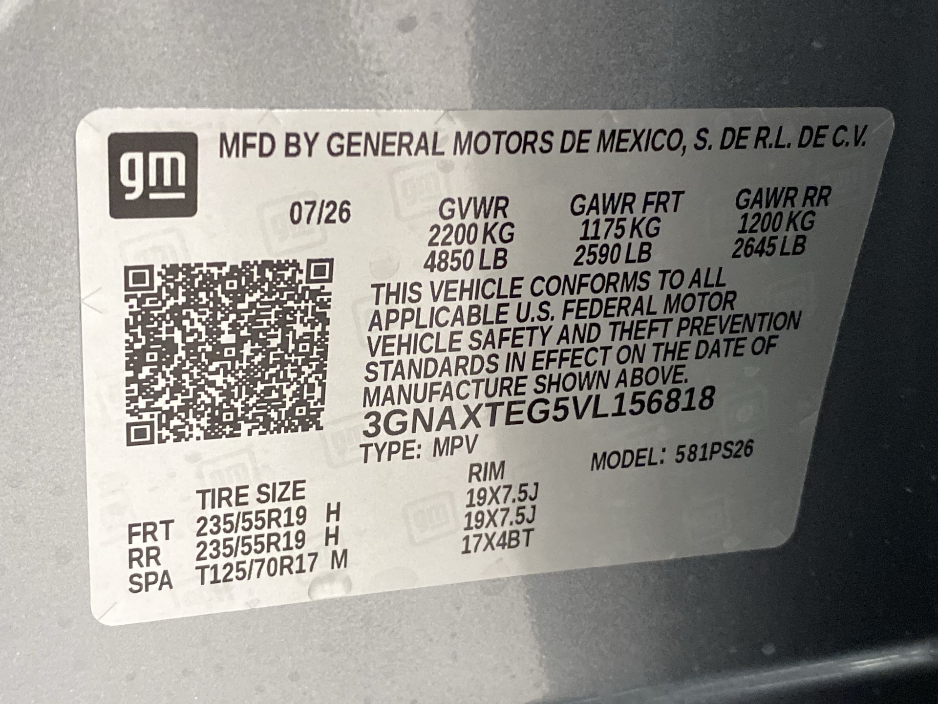 2027 Chevrolet Equinox RS