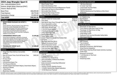 2024 Jeep Wrangler 4-Door Sport S 4x4