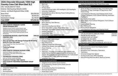 2026 Chevrolet Silverado 1500 High Country