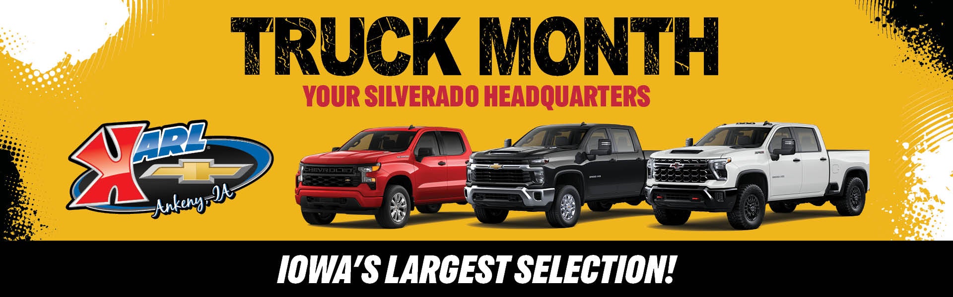 Its Truck Month at Karl Chevrolet Ankeny
